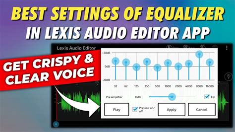 Increase the volume to your desire and then start increasing bass and treble. . Best equalizer settings for clear voice